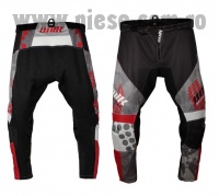 Pantaloni cross-enduro Unik Racing model MX01 culoare: negru/rosu – marime 32